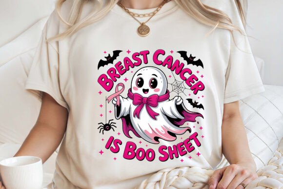 Breast Cancer is Boo Sheet Ghost Png for T-Shirt Designs & Graphics