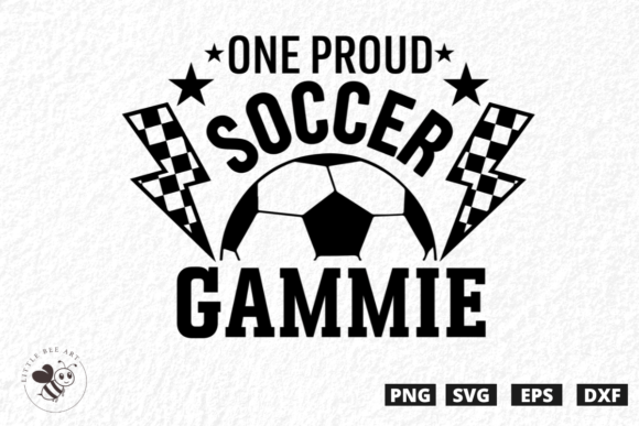 One Proud Soccer Gammie SVG: A Bold Graphic for T-Shirt Designs and Lifestyle Branding