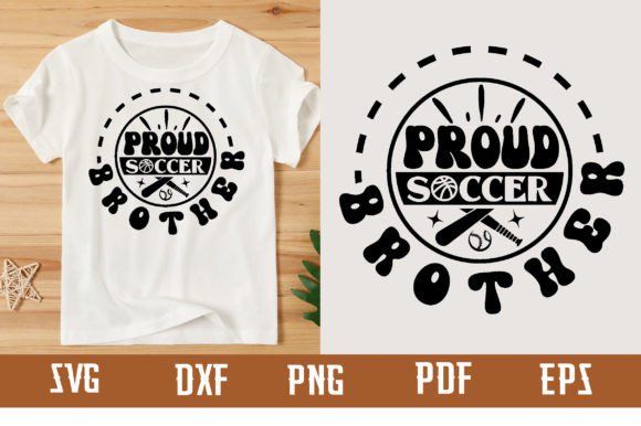 Proud Soccer Brother SVG Design – A Bold Graphic for T-Shirt Projects