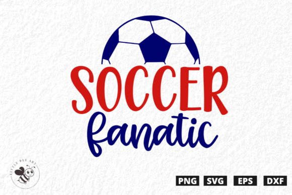 Soccer Fanatic SVG: A Dynamic Graphic Design Asset for T-Shirt Designs & Blog Visuals