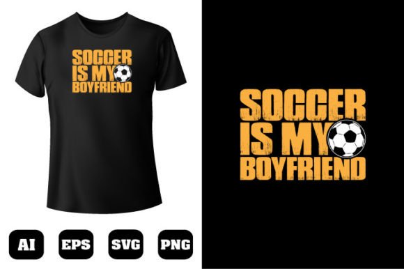 Soccer T-shirt Design 9: A Dynamic Graphic for Bold T-Shirt Designs