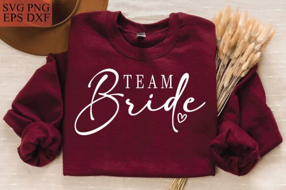 Team Bride SVG: A Versatile Graphic for Wedding-Themed T-Shirt Designs